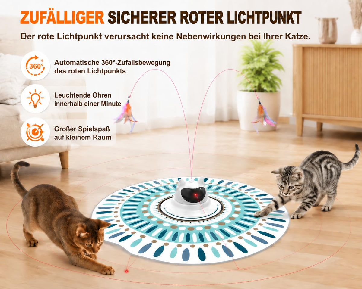 Interaktives Katzenspielzeug Elektrisch 3 in1