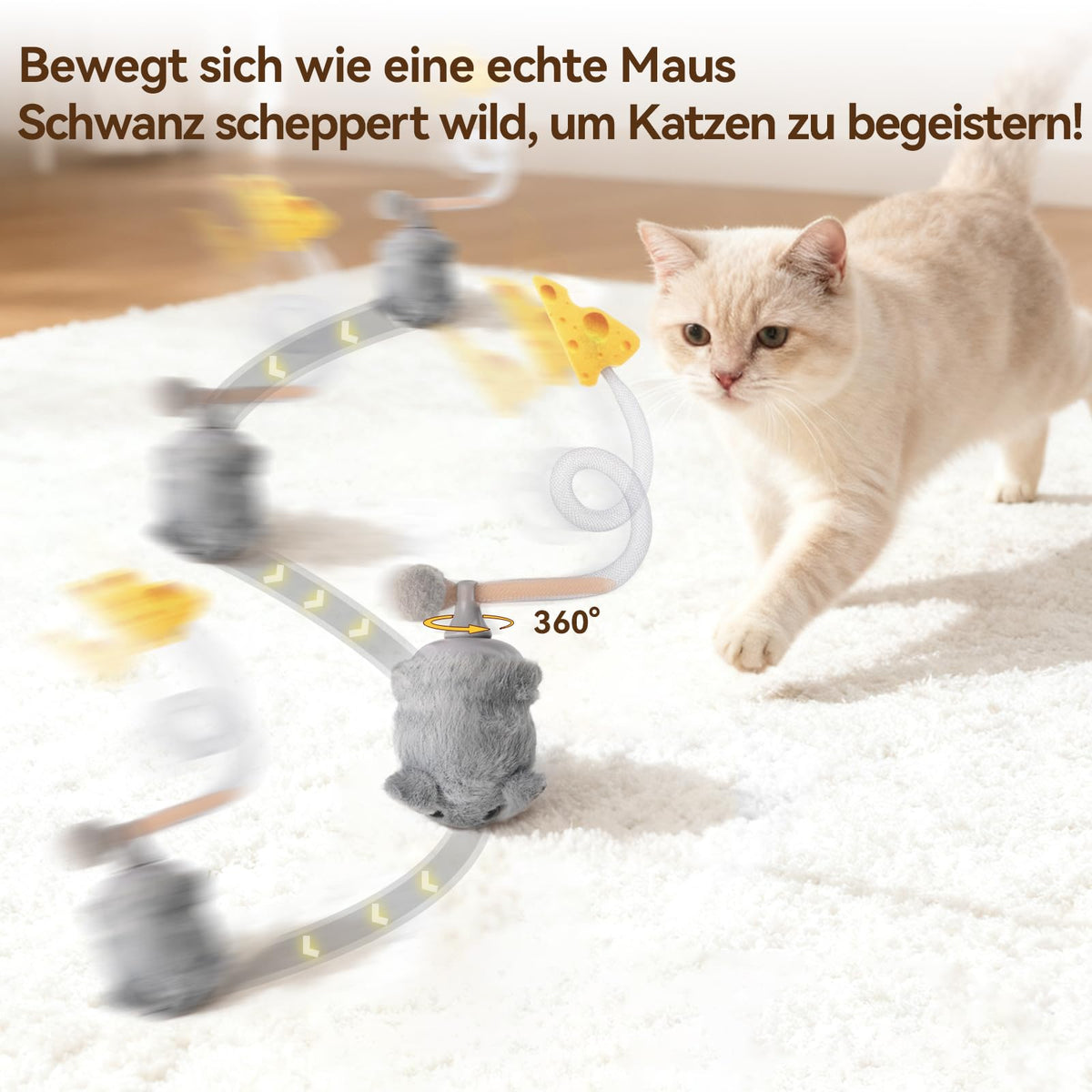 Migipaws Interaktives Katzenspielzeug