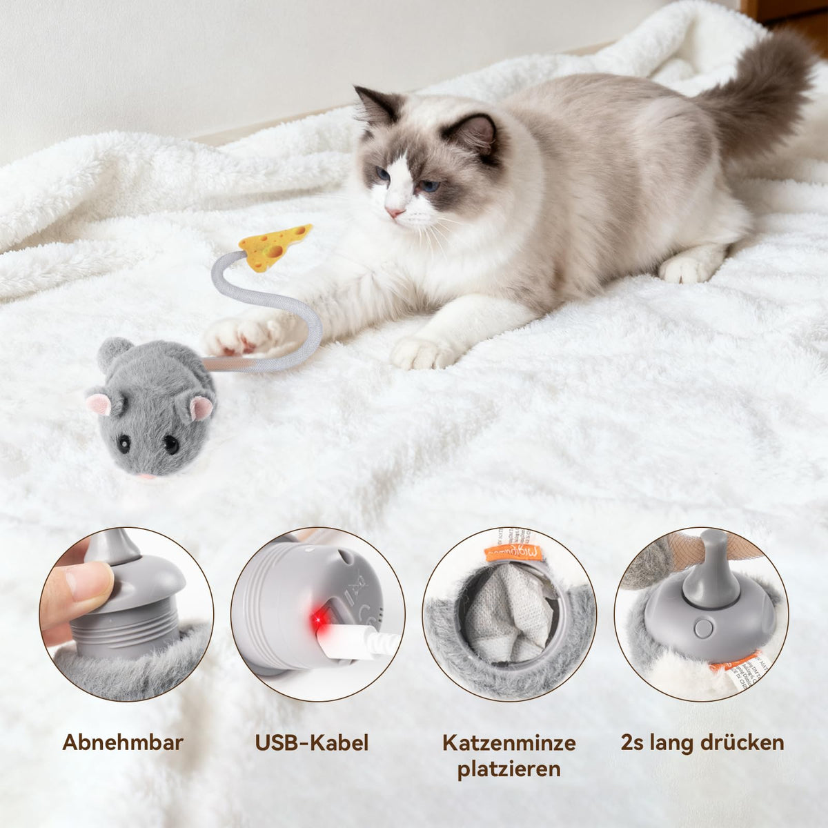 Migipaws Interaktives Katzenspielzeug