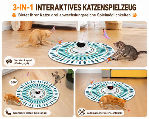 Interaktives Katzenspielzeug Elektrisch 3 in1