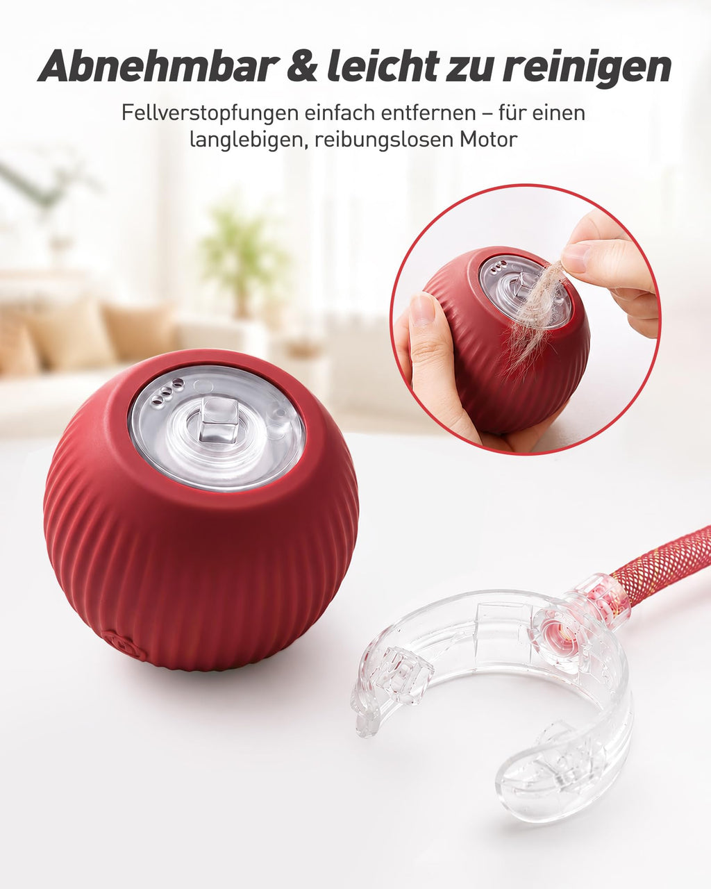 Interaktives Katzenspielzeug Ball